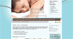 Desktop Screenshot of massage-gezonde-ontspanning.nl